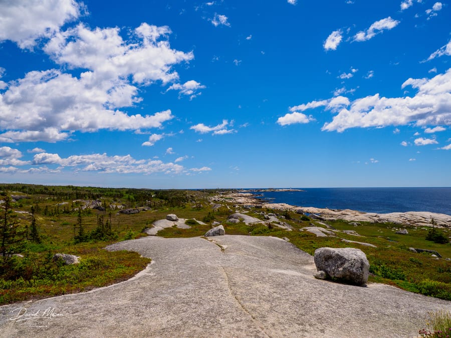Views of Peggy’s Cove from Swiss Air Memorial, Nova Scotia