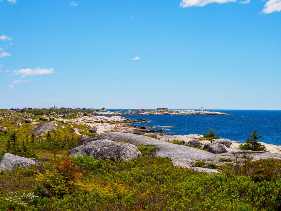 Views of Peggy’s Cove from Swiss Air Memorial, Nova Scotia