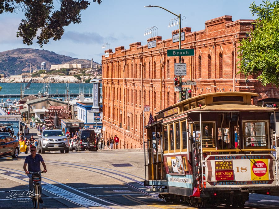 Powell-Hyde Cable Car at Fisherman's Wharf