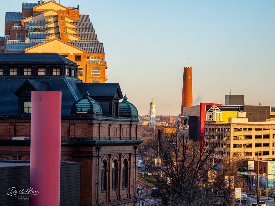 Baltimore Rooftops at Sunrise