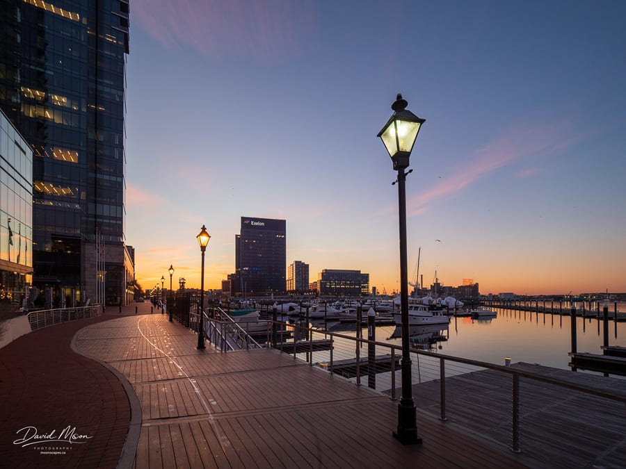 Waterfront Promenade at Sunrise