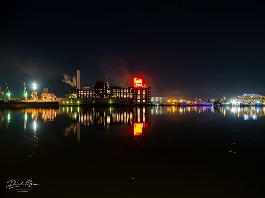 Domino Sugar at Night