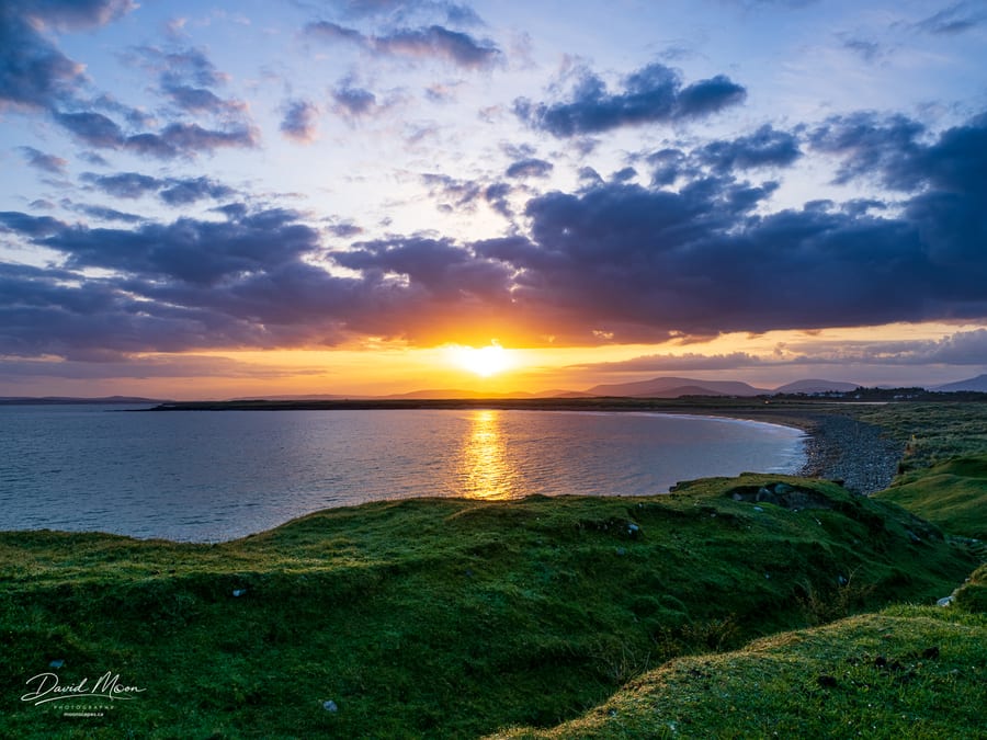 Sunset over Achill Bay