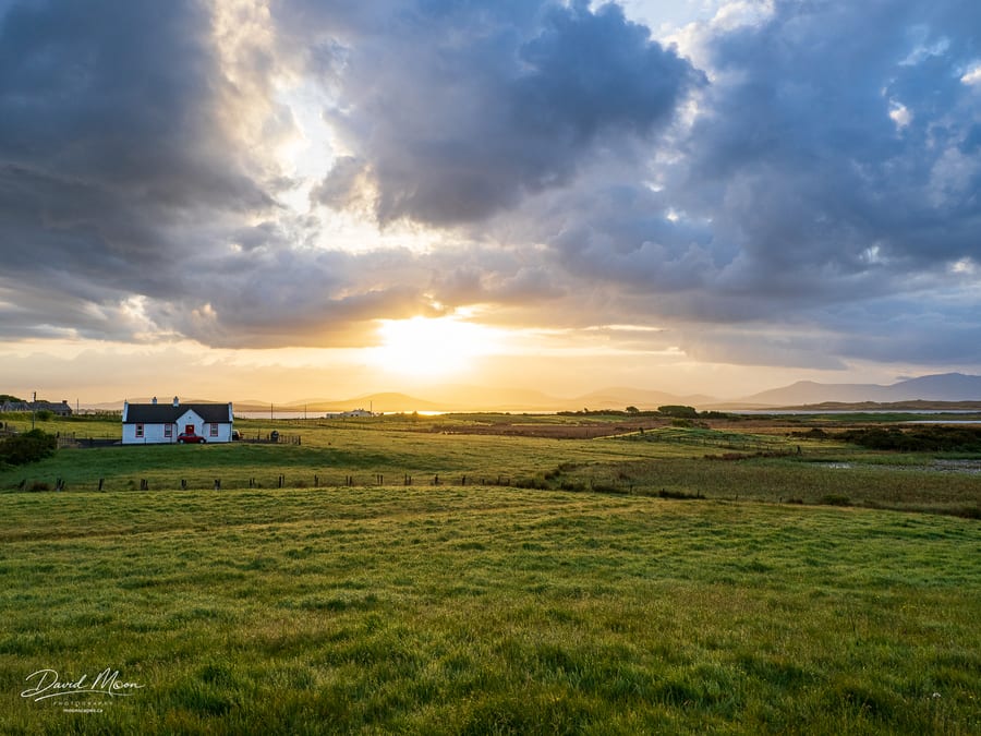 Evening Light on the Achill Fields