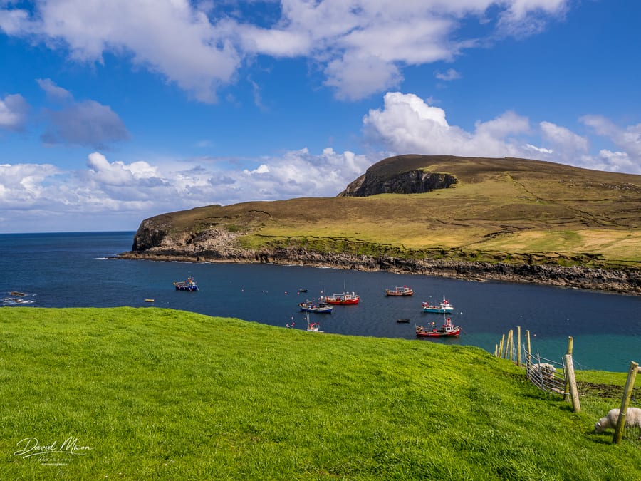 Boats in Porturlin Cove
