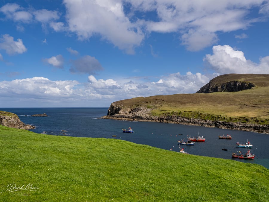 Porturlin Cove under Summer Clouds