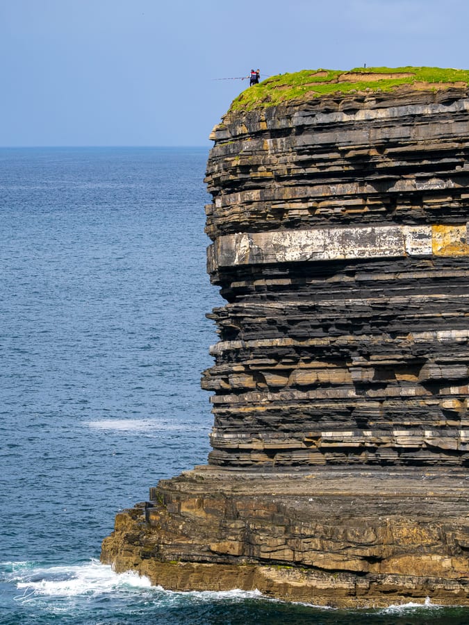 Fishing from the Cliff Edge