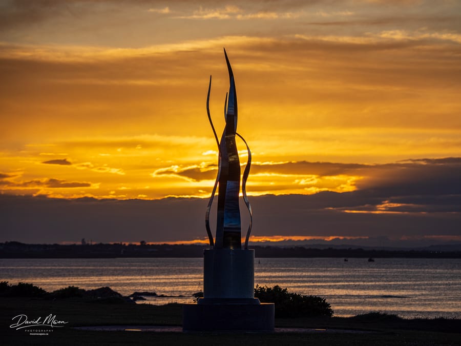 Sculpture at Sunset