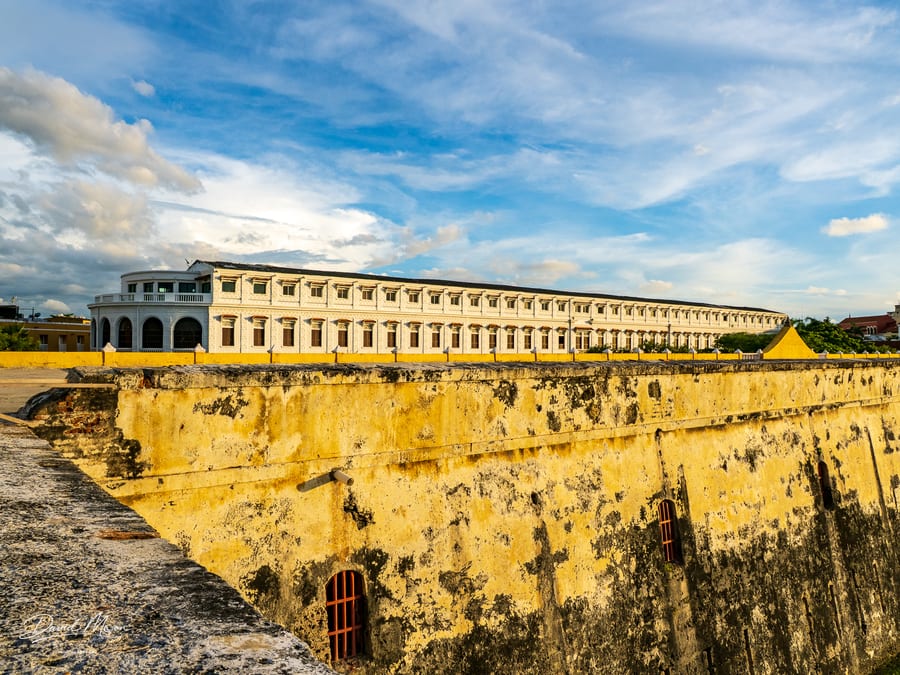 Cartagena City Walls at Golden Hour