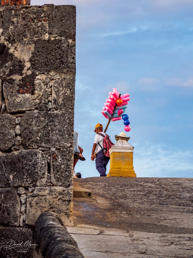 Street Vendor on the Walls