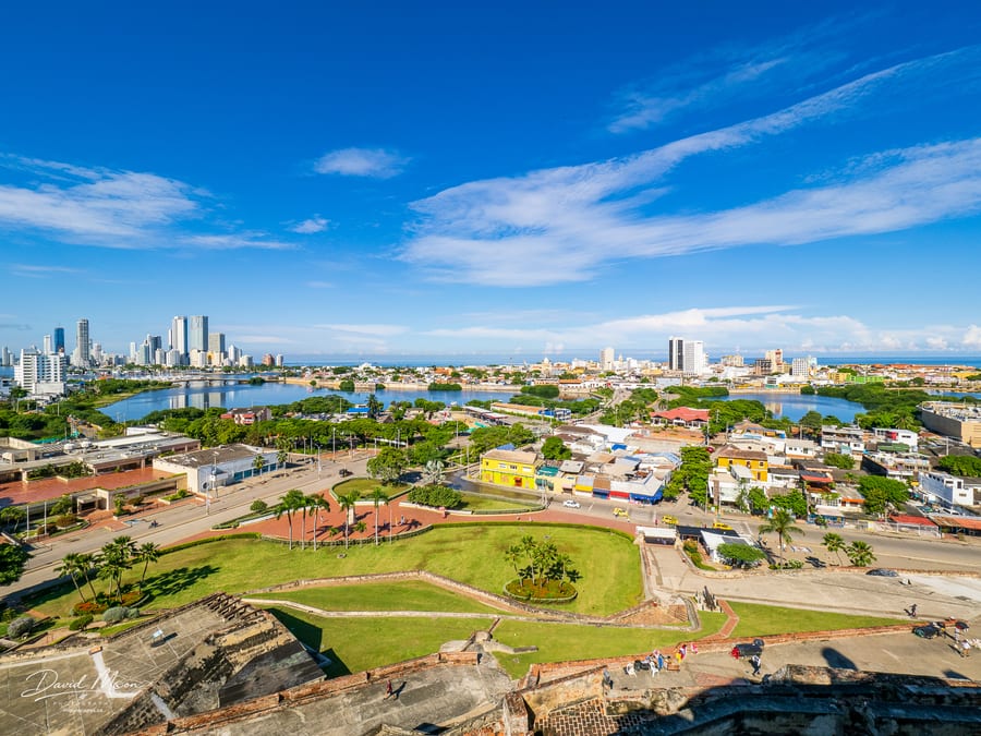 Cartagena from Castillo de San Felipe