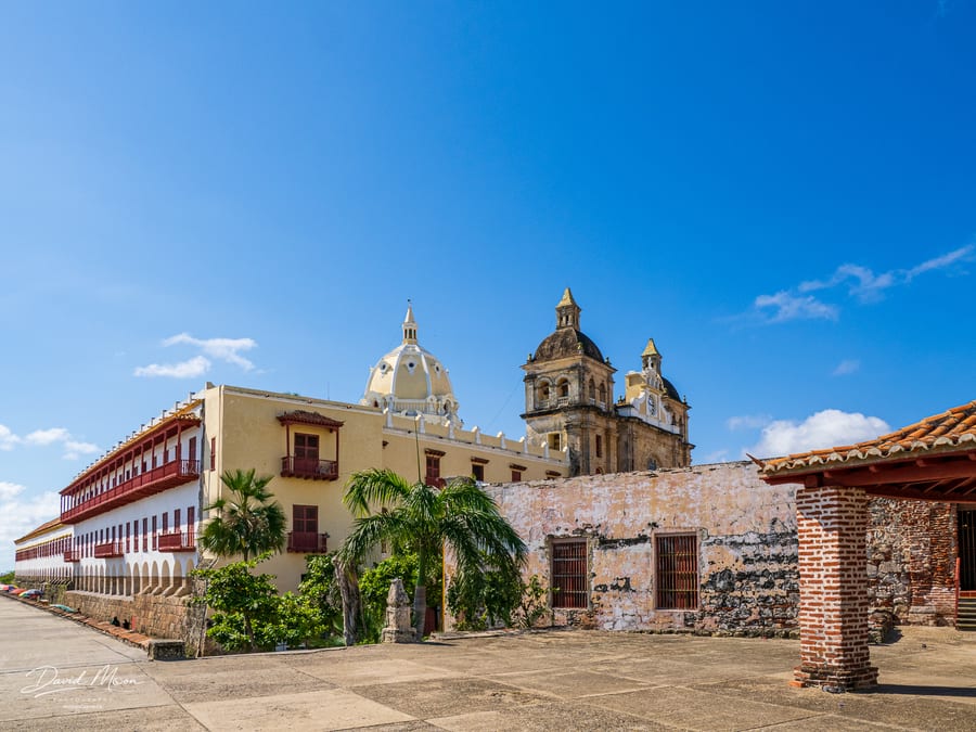 Cartagena Cathedral and Colonial Rooftops