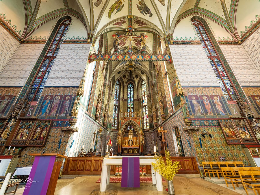 Ornate Church Interior in Zwolle
