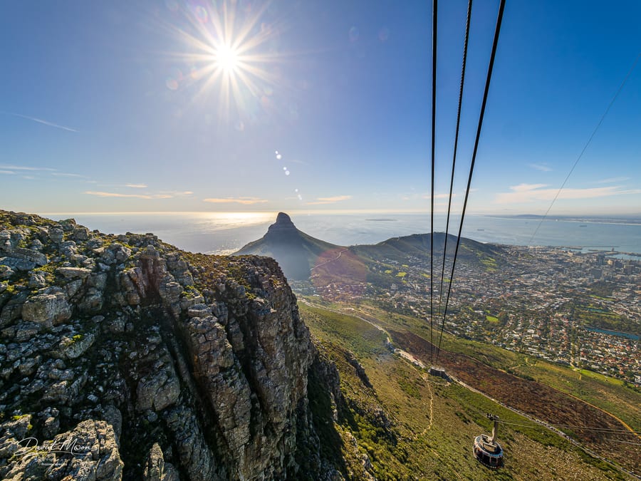 Lion's Head from Table Mountain Cableway