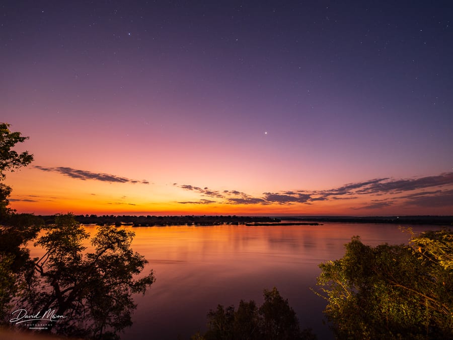 Zambezi River at Twilight