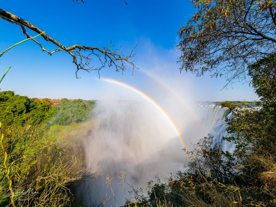 Double Rainbow at Victoria Falls