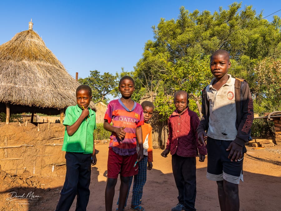 Children in a Village