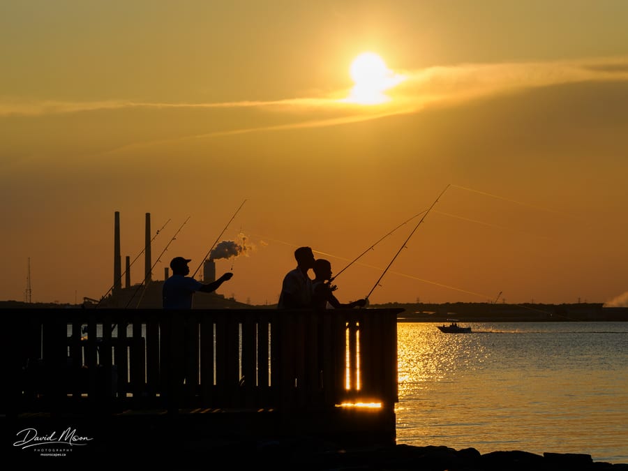 Fishing at Sunset