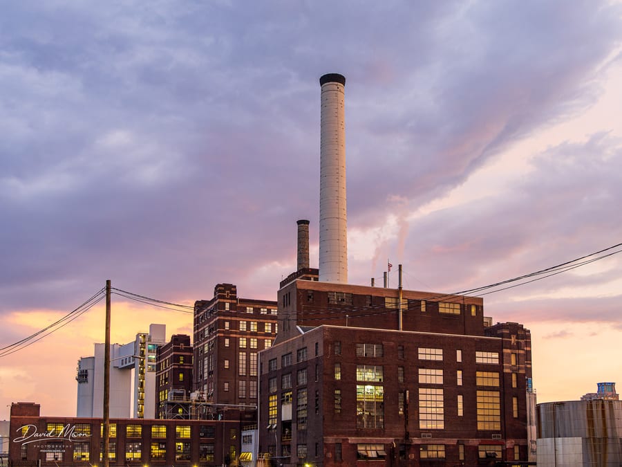 Domino Sugar Refinery Smokestacks