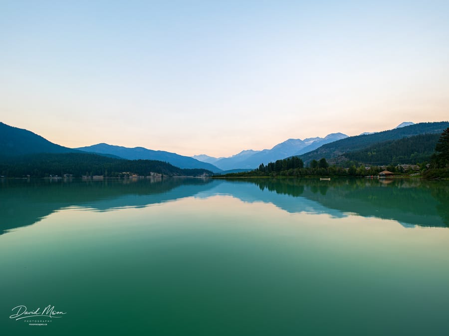 Evening Reflections on Green Lake