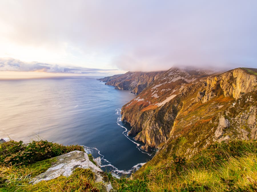 Slieve League beneath the Cloud