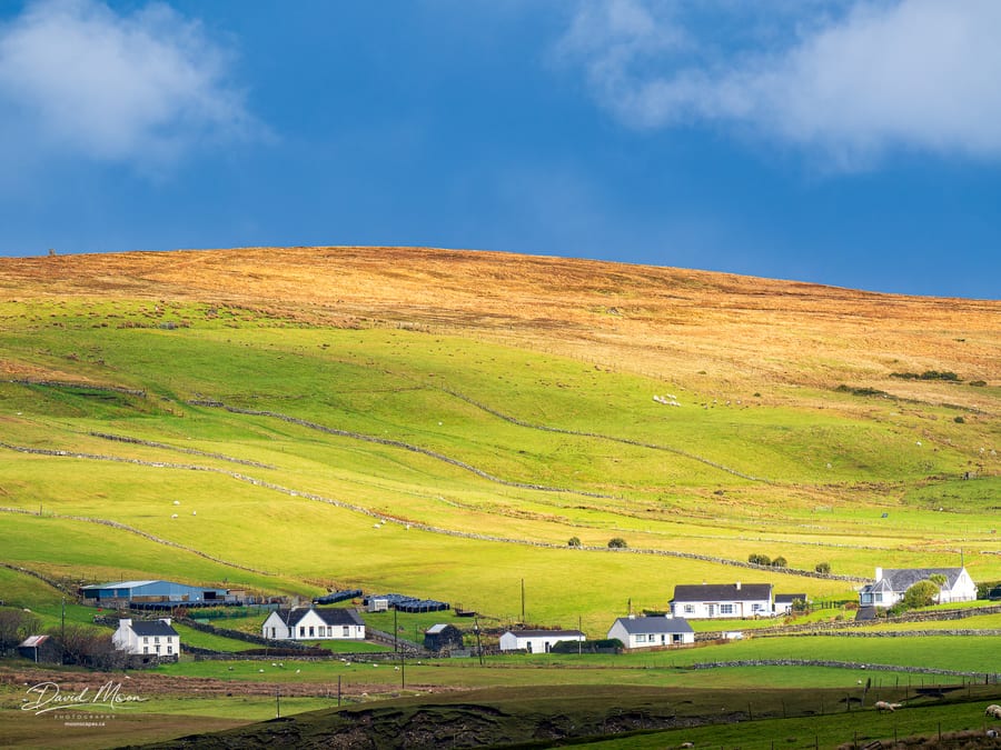 Pastures on the Donegal Hills