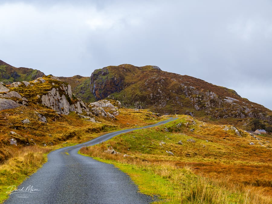 Road into the Donegal Hills