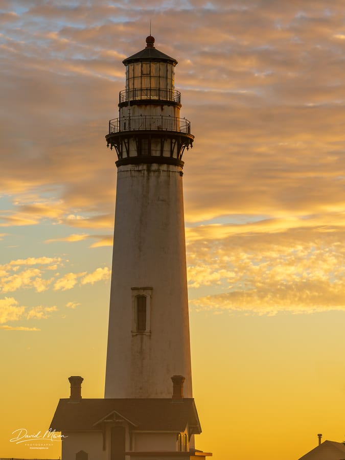 Pigeon Point Lighthouse at Golden Hour