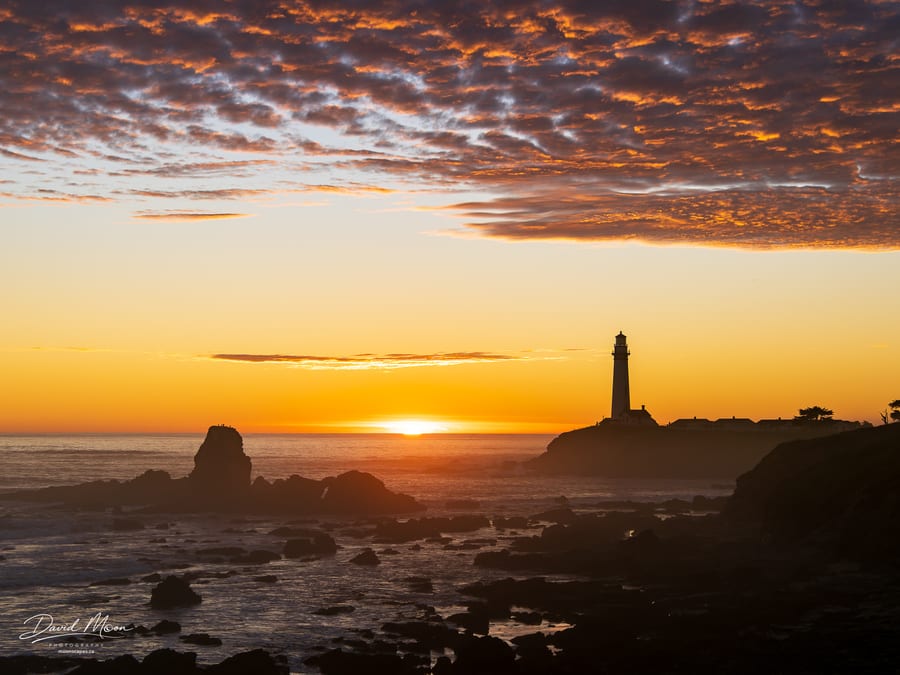 Fire in the Clouds at Pigeon Point