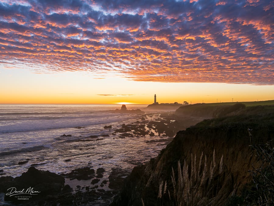 Fiery Sky over Pigeon Point