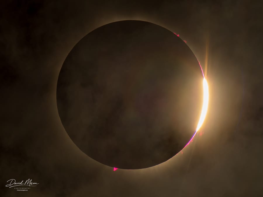 Sunlight Emerging from Totality