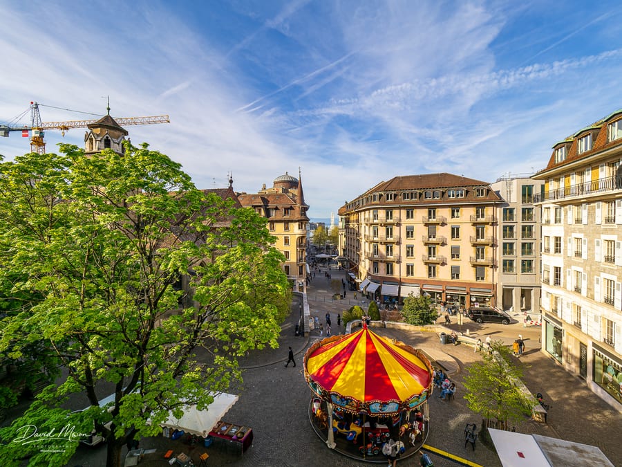 Carousel in Geneva's Old Town