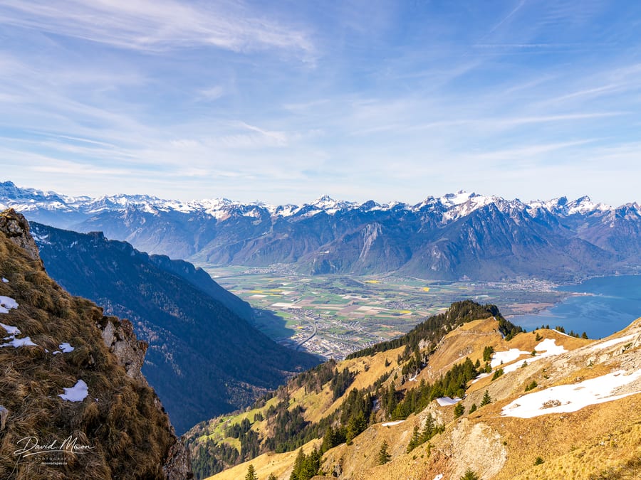 Alpine Valley from Rochers-de-Naye