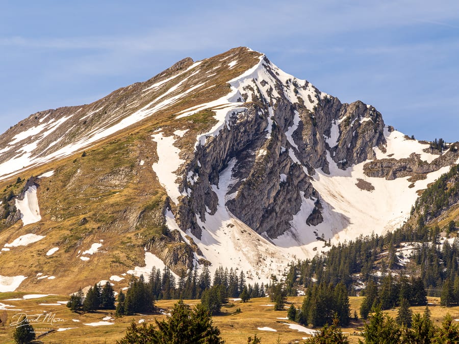 Spring Snow near Les Mosses