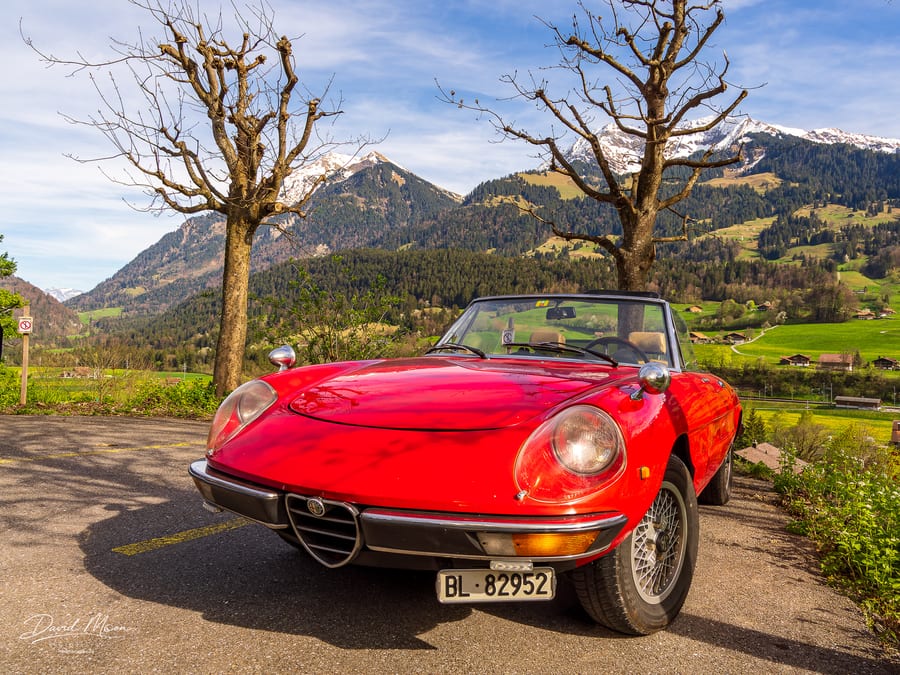 Alfa Romeo in the Alps