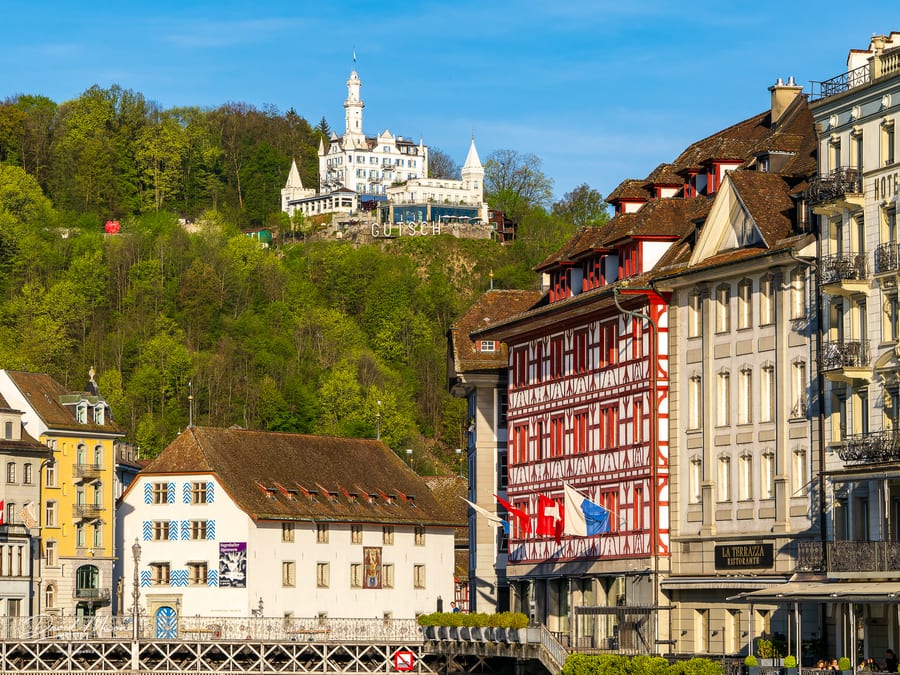 Château Gütsch above Lucerne