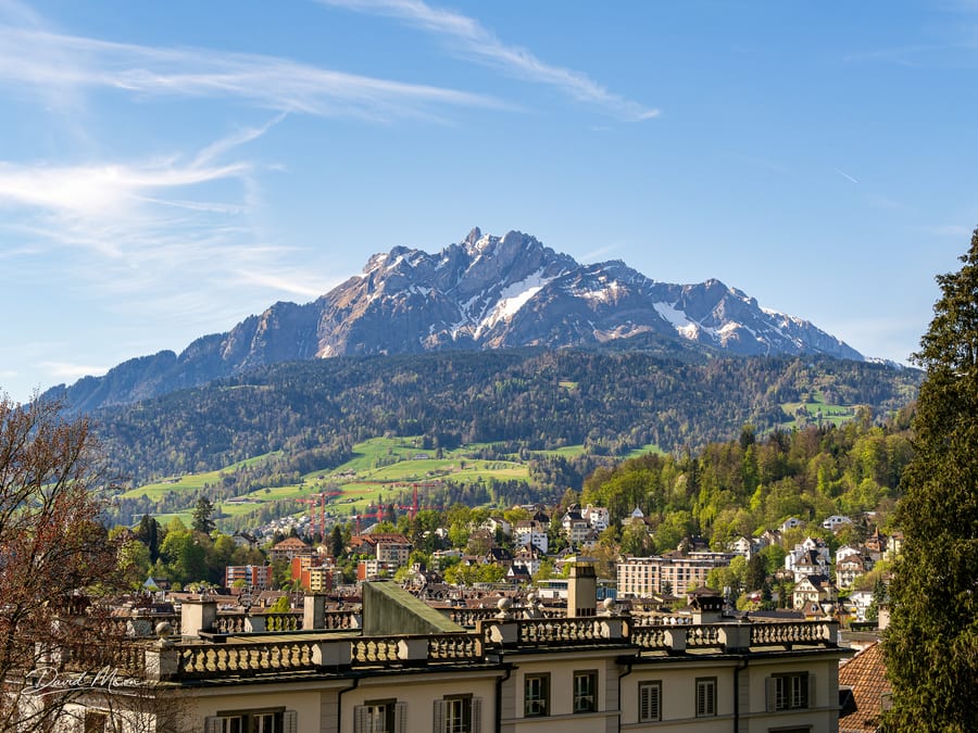 Mount Pilatus above Lucerne