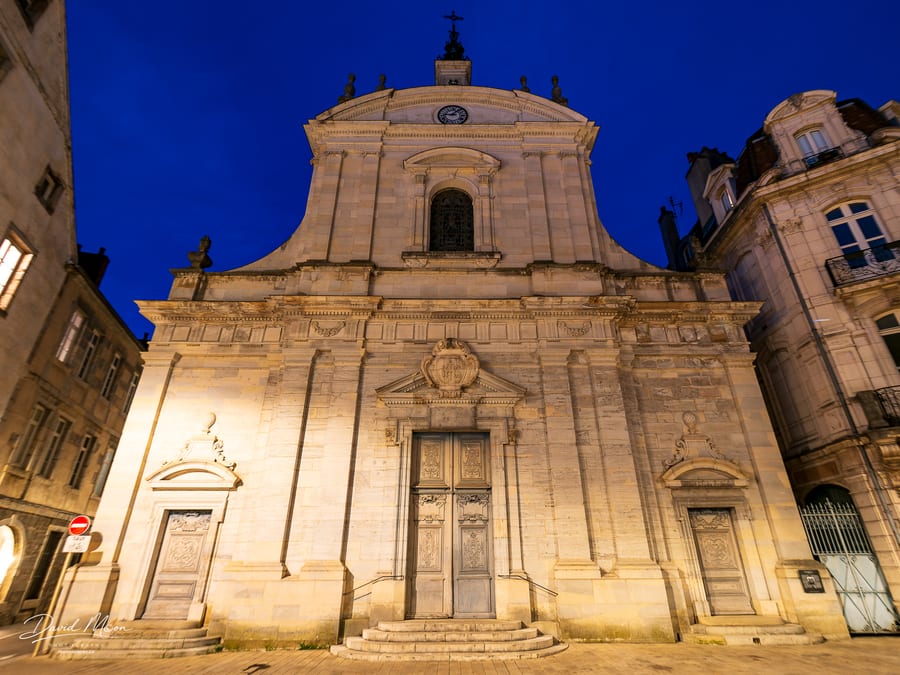 Church Façade at Blue Hour