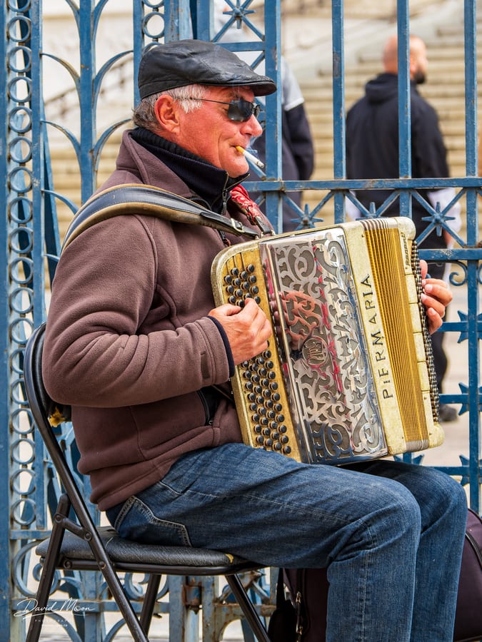 Accordionist at Fourvière