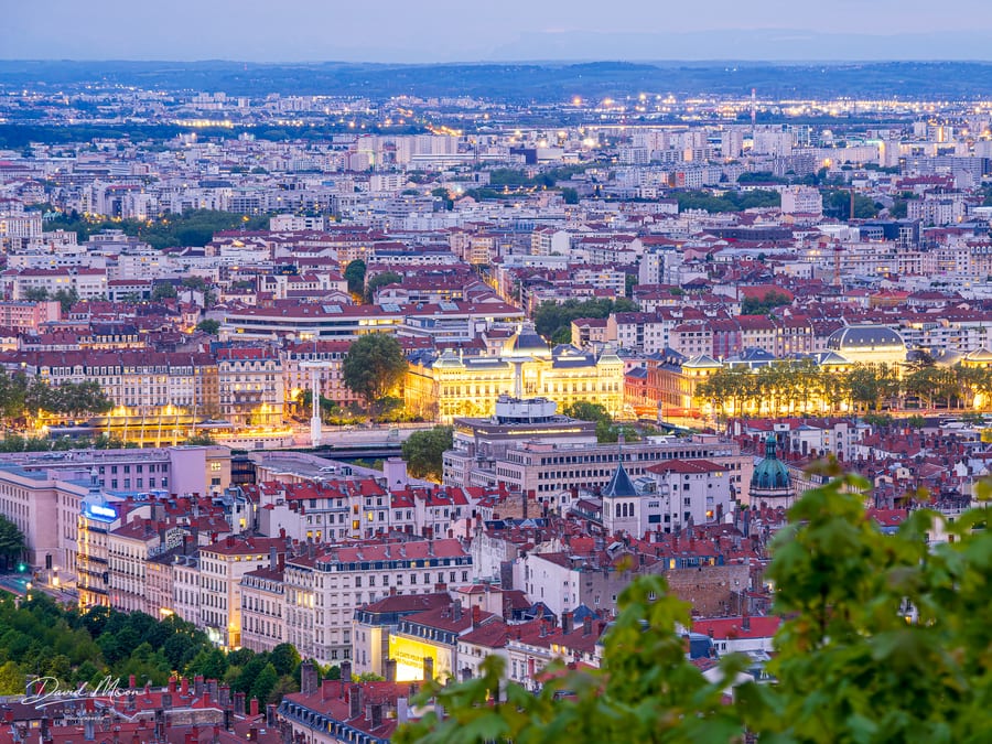 Lyon at Blue Hour
