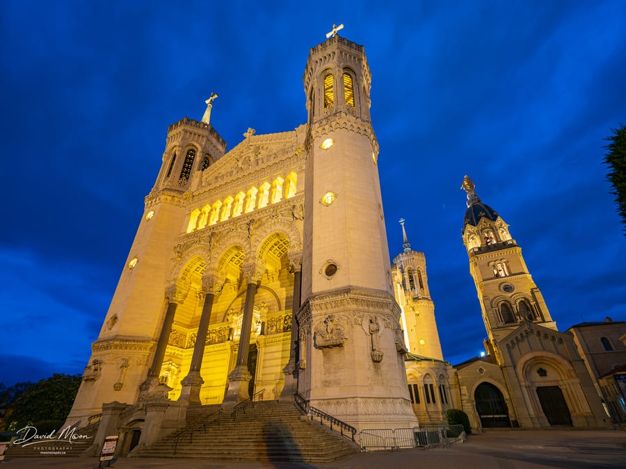 Fourvière Basilica at Blue Hour