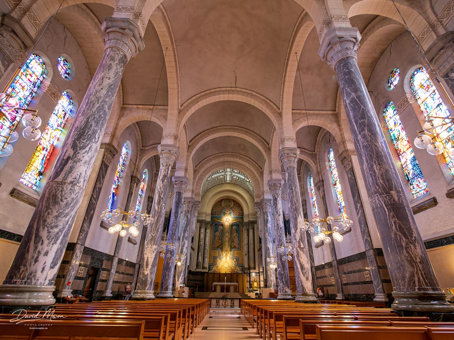 Nave of the Basilica of the Visitation