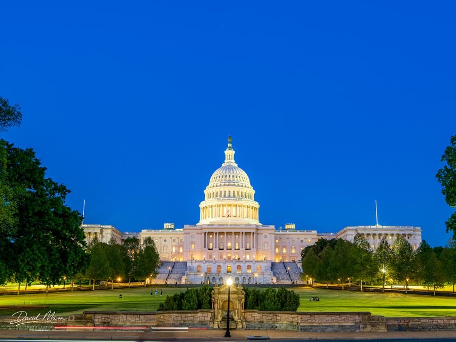 U.S. Capitol at Blue Hour