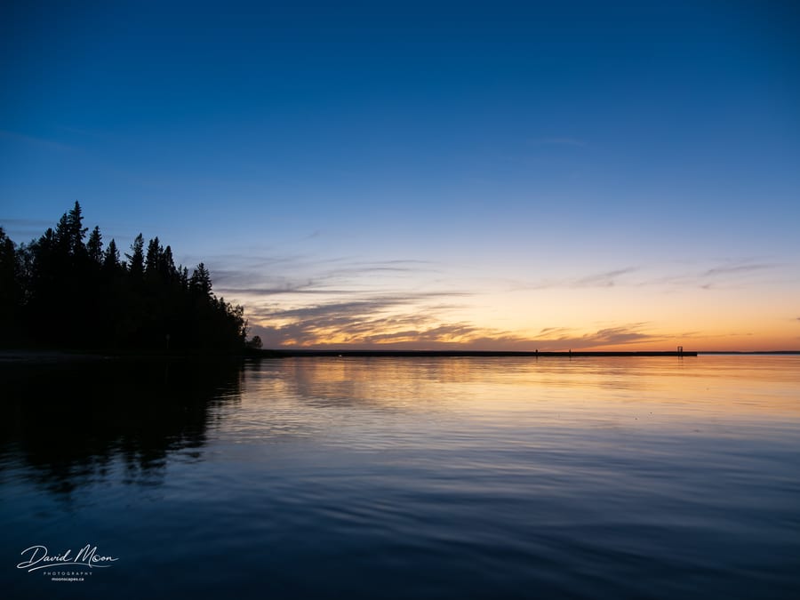 Orange Horizon over Waskesiu