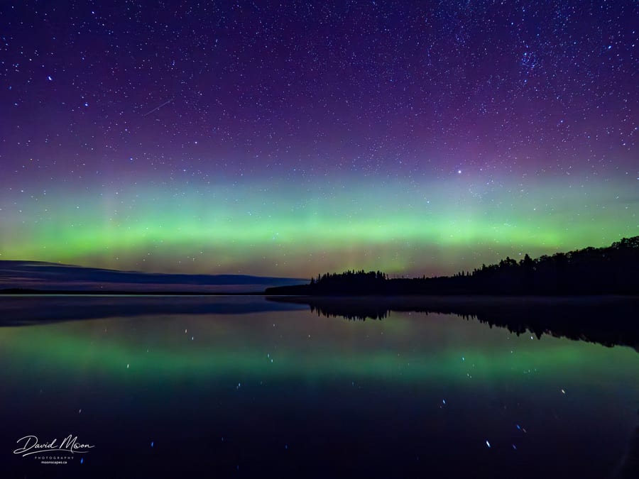 Purple Aurora Reflection