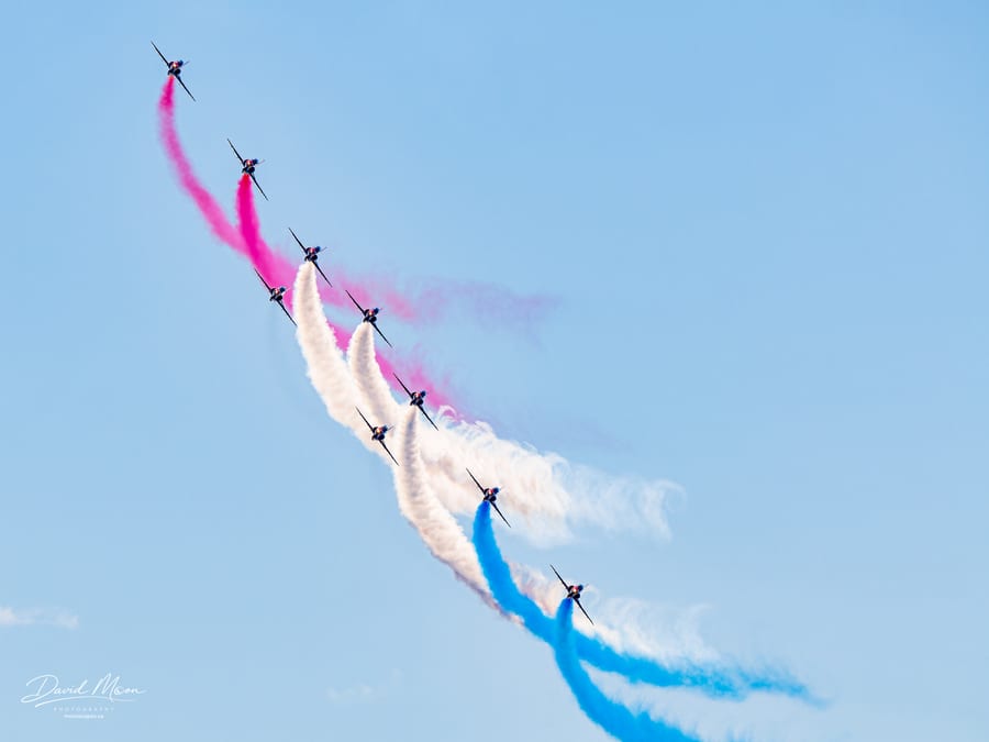 Red, White and Blue over Toronto
