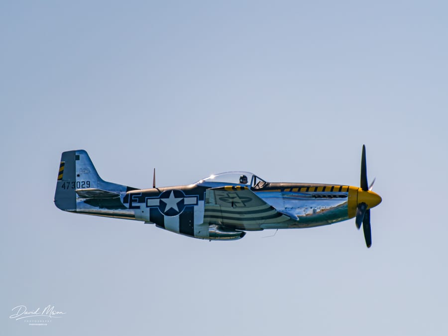 P-51 Mustang over Lake Ontario