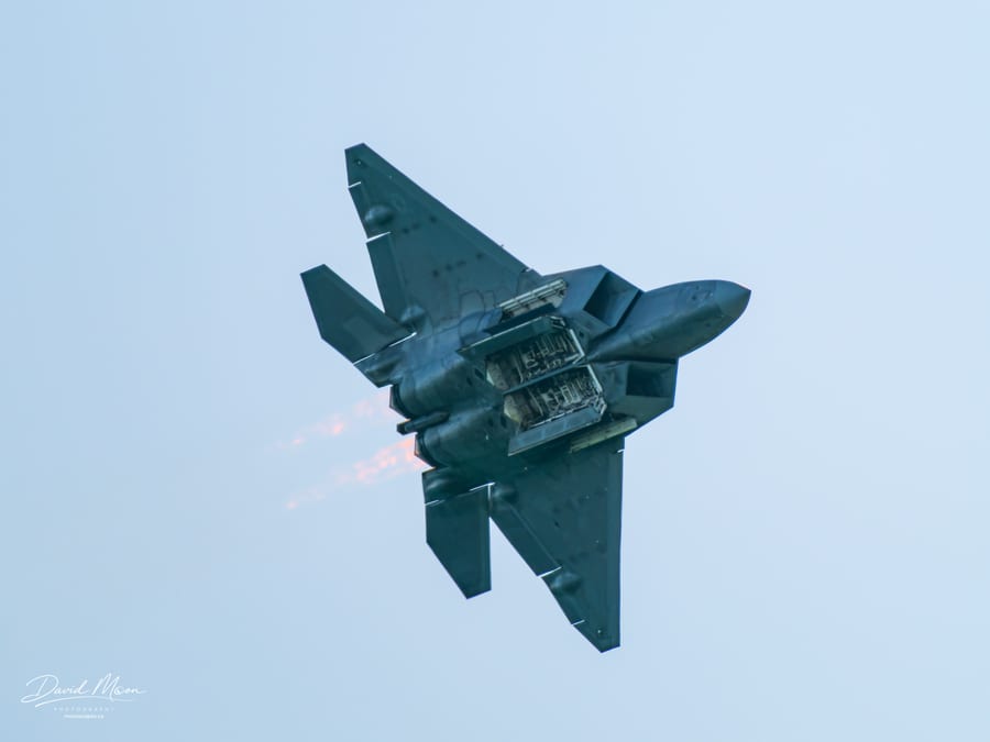 F-22 Weapons Bays Open