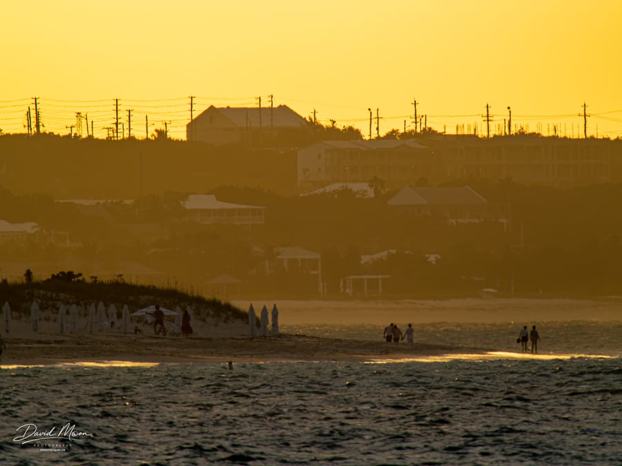 Figures in the Golden Surf