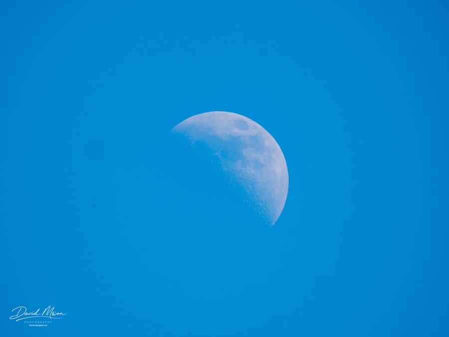 Daytime Moon over Providenciales